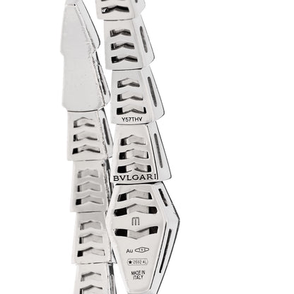 Bulgari 18K White Gold Serpenti Viper Bracelet M 4 of 6