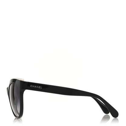 Chanel Freshwater Cultured Pearl Butterfly Sunglasses 6040-H Black 3 of 10