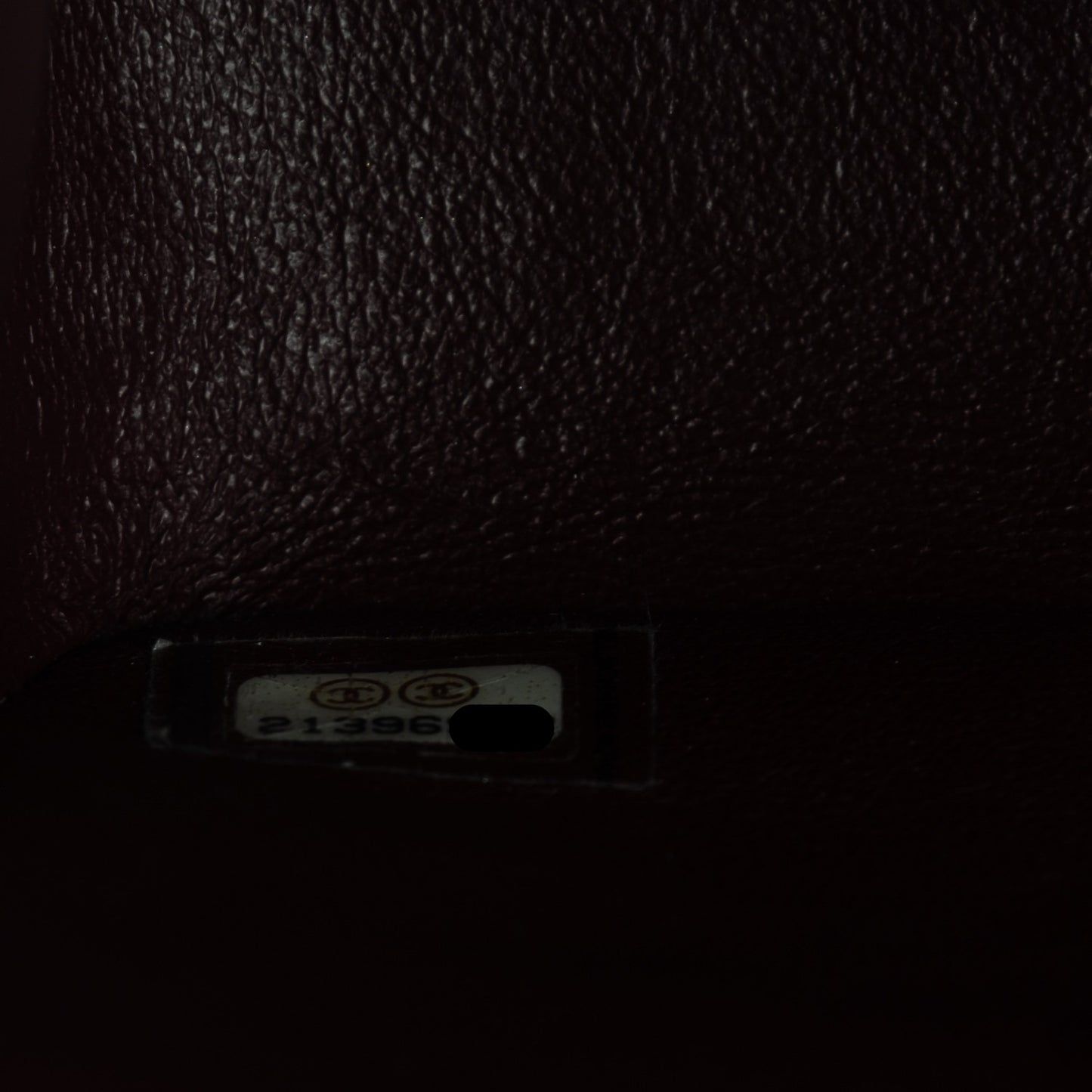 Lambskin Quilted Jumbo Double Flap Dark Red