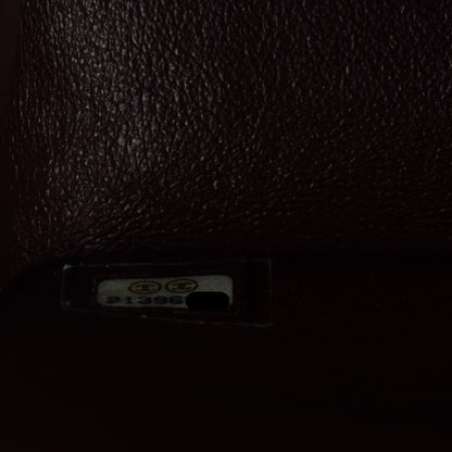 Chanel Lambskin Quilted Jumbo Double Flap Dark Red 7 of 13