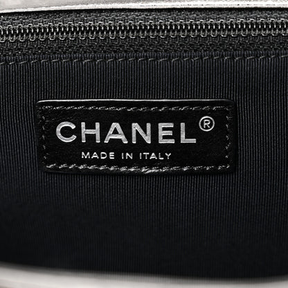 Chanel Calfskin Quilted Medium Chain Me Flap Grey 6 of 10