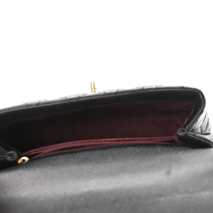 Chanel Caviar Quilted Mini Coco Handle Flap Black 5 of 10