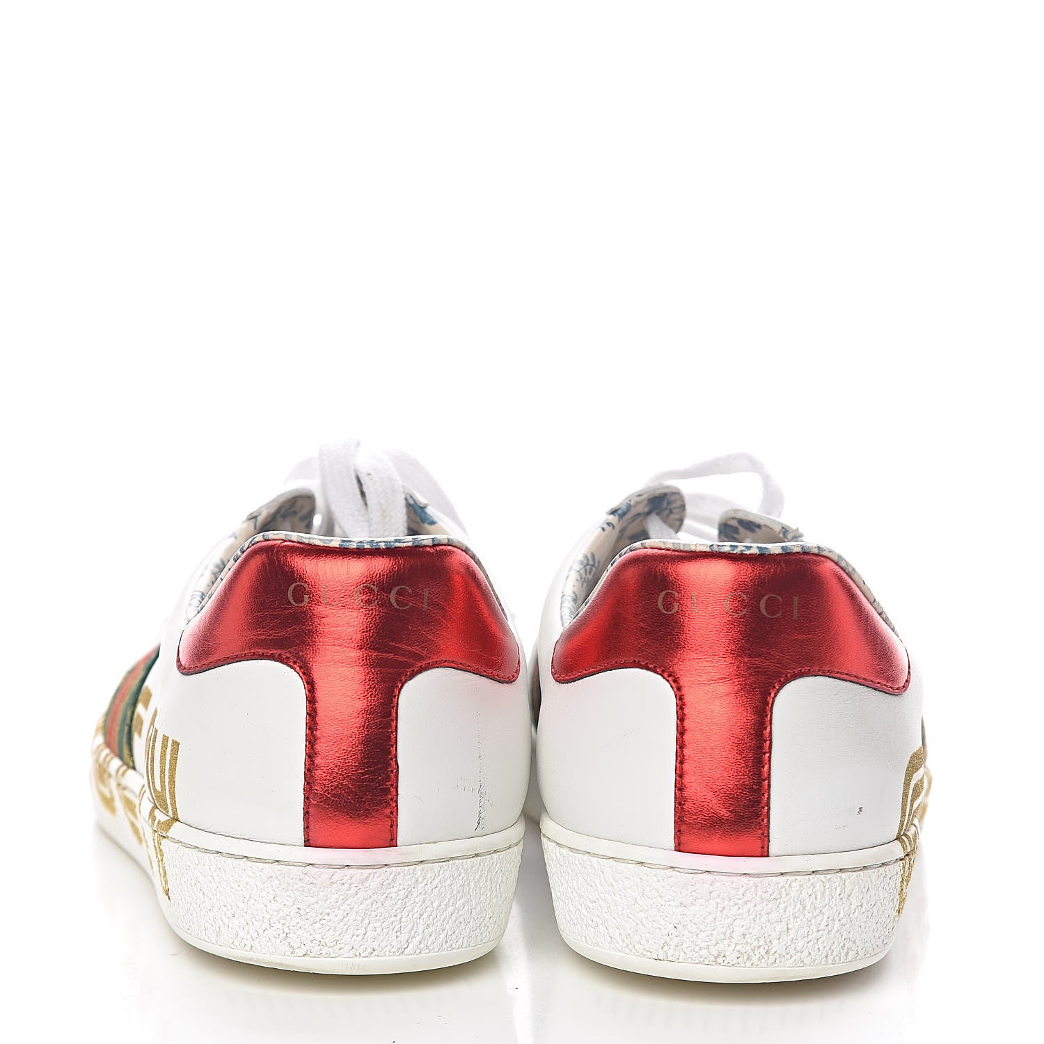 Gucci X SEGA Calfskin Web Guccy Mens Ace Sneakers 9 White 5 of 18