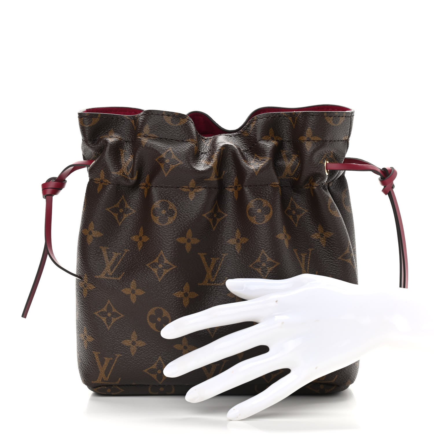 Louis Vuitton Monogram Pouch Noe Fuchsia 3 of 9
