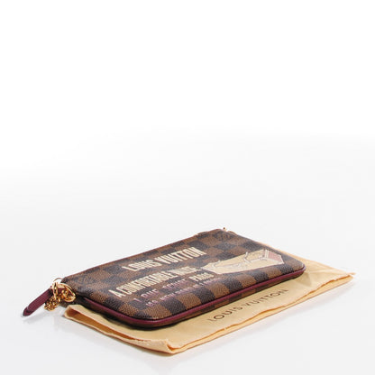 Louis Vuitton Damier Ebene Trunk Pochette Milla MM 4 of 7