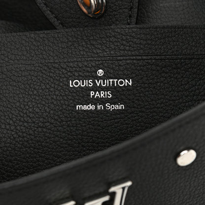 Louis Vuitton Calfskin Nano Lockme Bucket Black 6 of 9