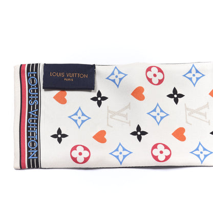 Louis Vuitton Silk Game On Bandeau Black White 3 of 3