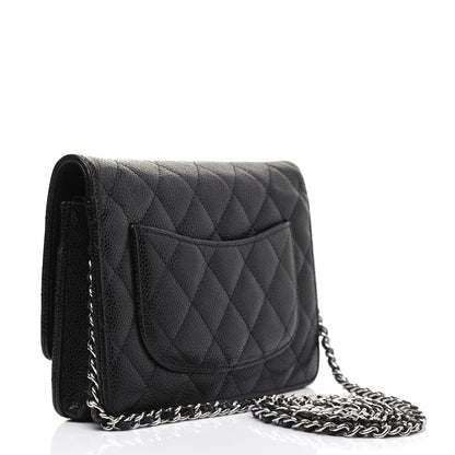 Chanel Caviar Quilted Wallet On Chain WOC Black 3 of 16