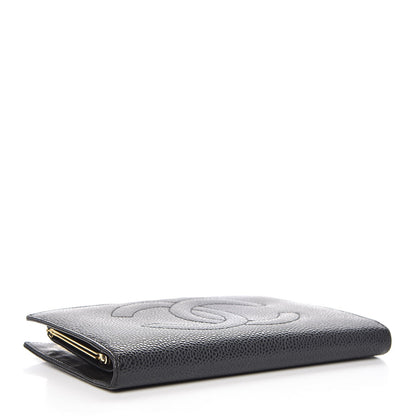 Chanel Caviar Timeless CC French Wallet Black 4 of 9