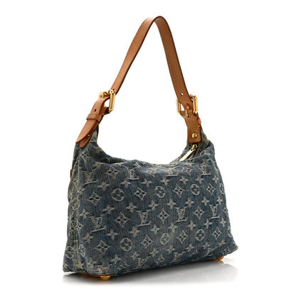 Louis Vuitton Monogram Denim Baggy PM Blue 3 of 10