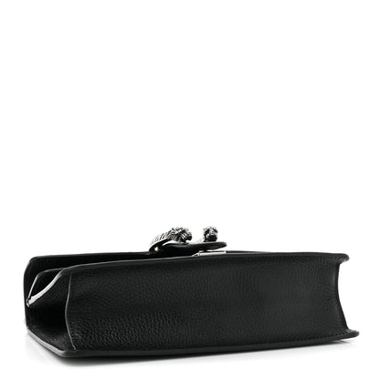 Gucci Dollar Calfskin Enamel Small Dionysus Shoulder Bag Black Electric Blue 4 of 12