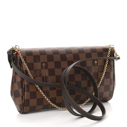 Louis Vuitton Damier Ebene Favorite MM 3 of 11