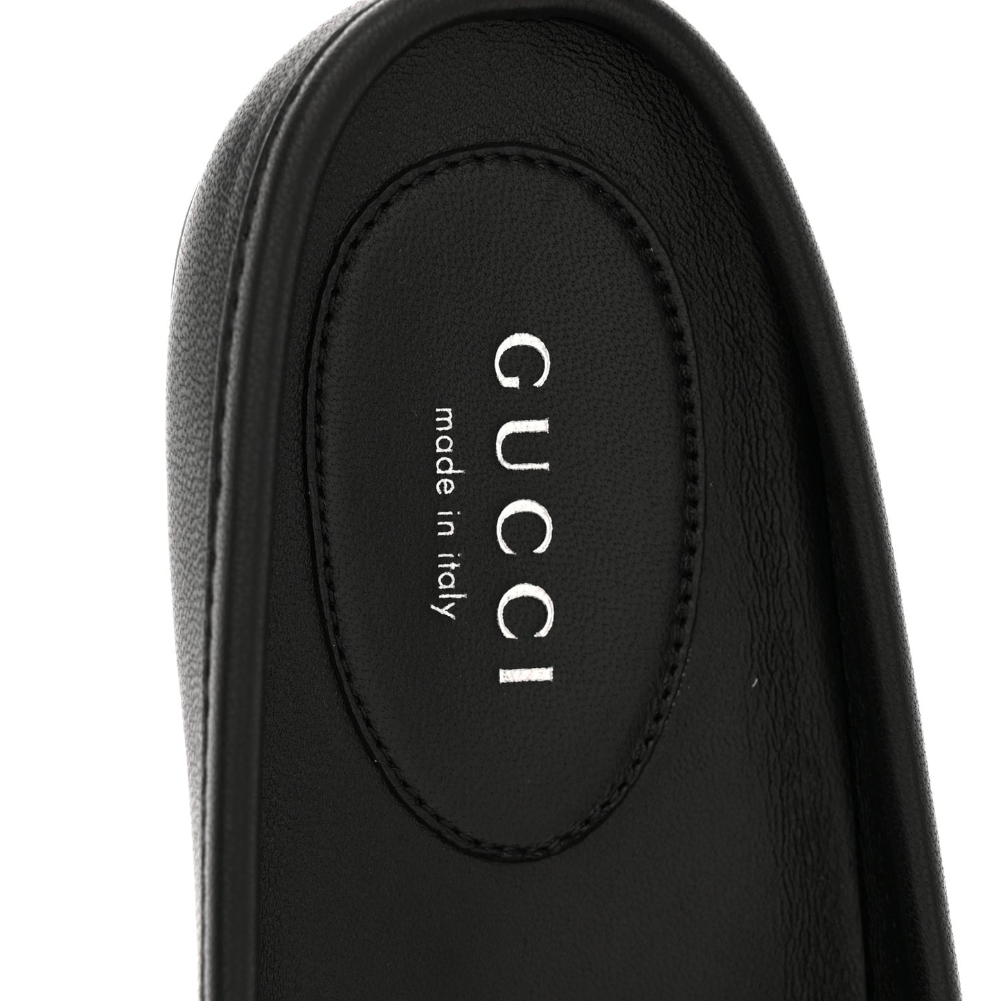 Calfskin Horsebit Ballet Mules 37 Black