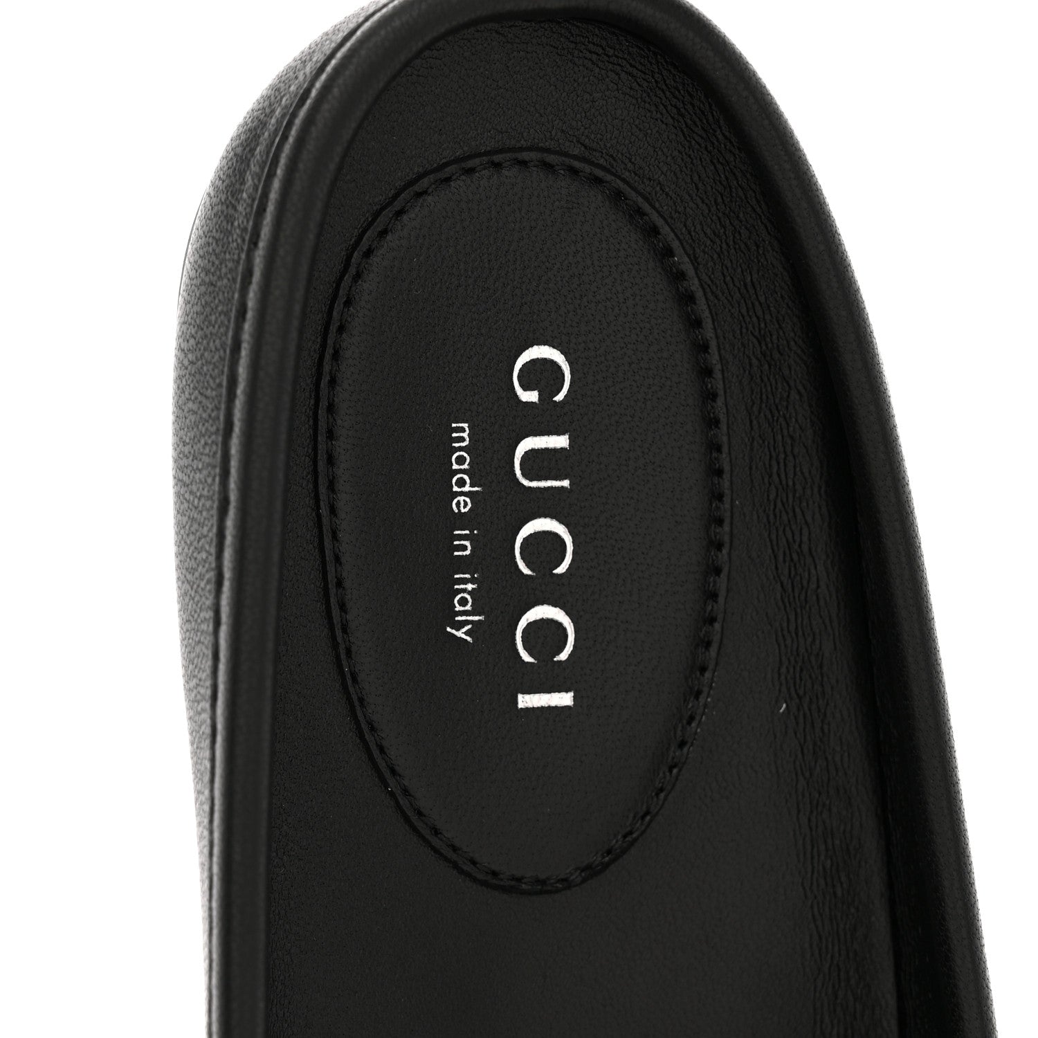 Gucci Calfskin Horsebit Ballet Mules 37 Black 8 of 10