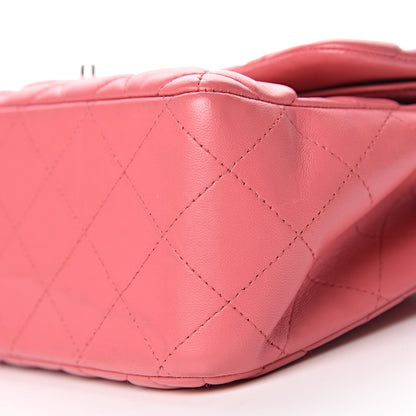 Chanel Lambskin Quilted Jumbo Double Flap Pink 12 of 12