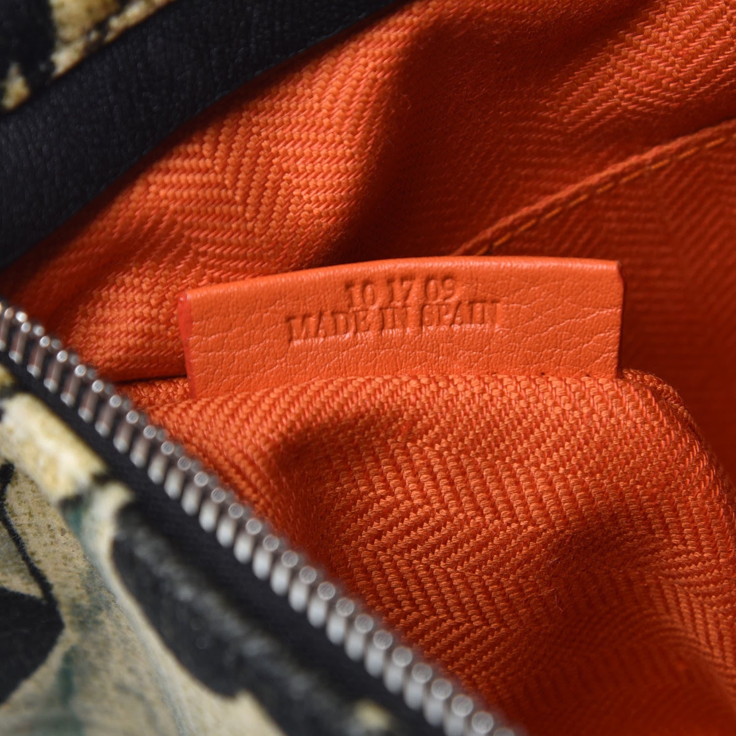Loewe Canvas Rabbit T Pouch Bag 7 of 8