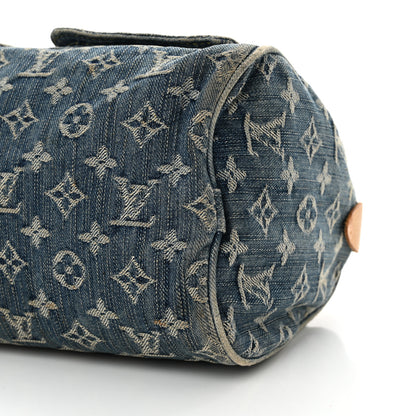 Louis Vuitton Monogram Denim Neo Speedy Blue 9 of 18