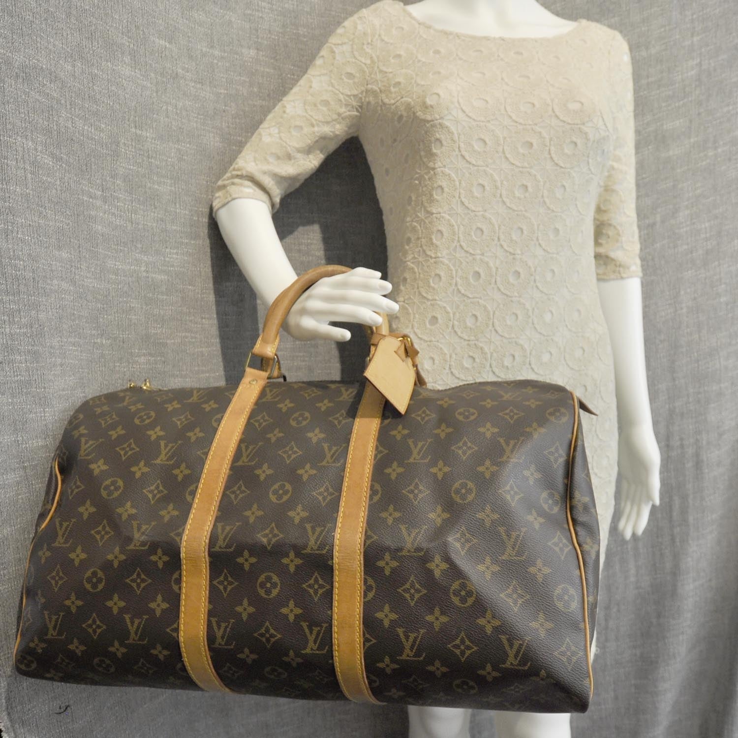 Louis Vuitton Monogram Keepall 50 3 of 9