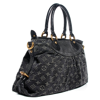 Louis Vuitton Denim Neo Cabby MM Black 3 of 7