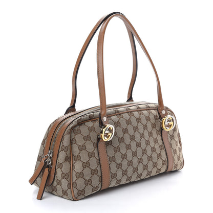 Gucci Monogram GG Twins Boston Brown 3 of 9