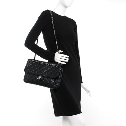 Chanel Caviar Quilted Large French Riviera Flap Black 3 of 13