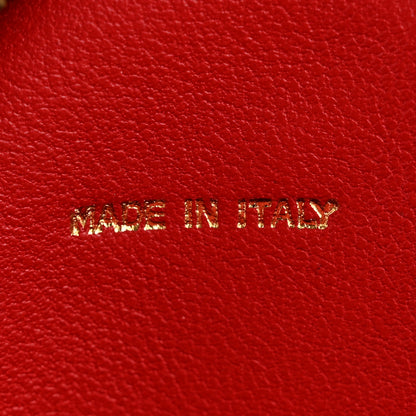 Chanel Lambskin Quilted Tassel Clutch Red 7 of 15