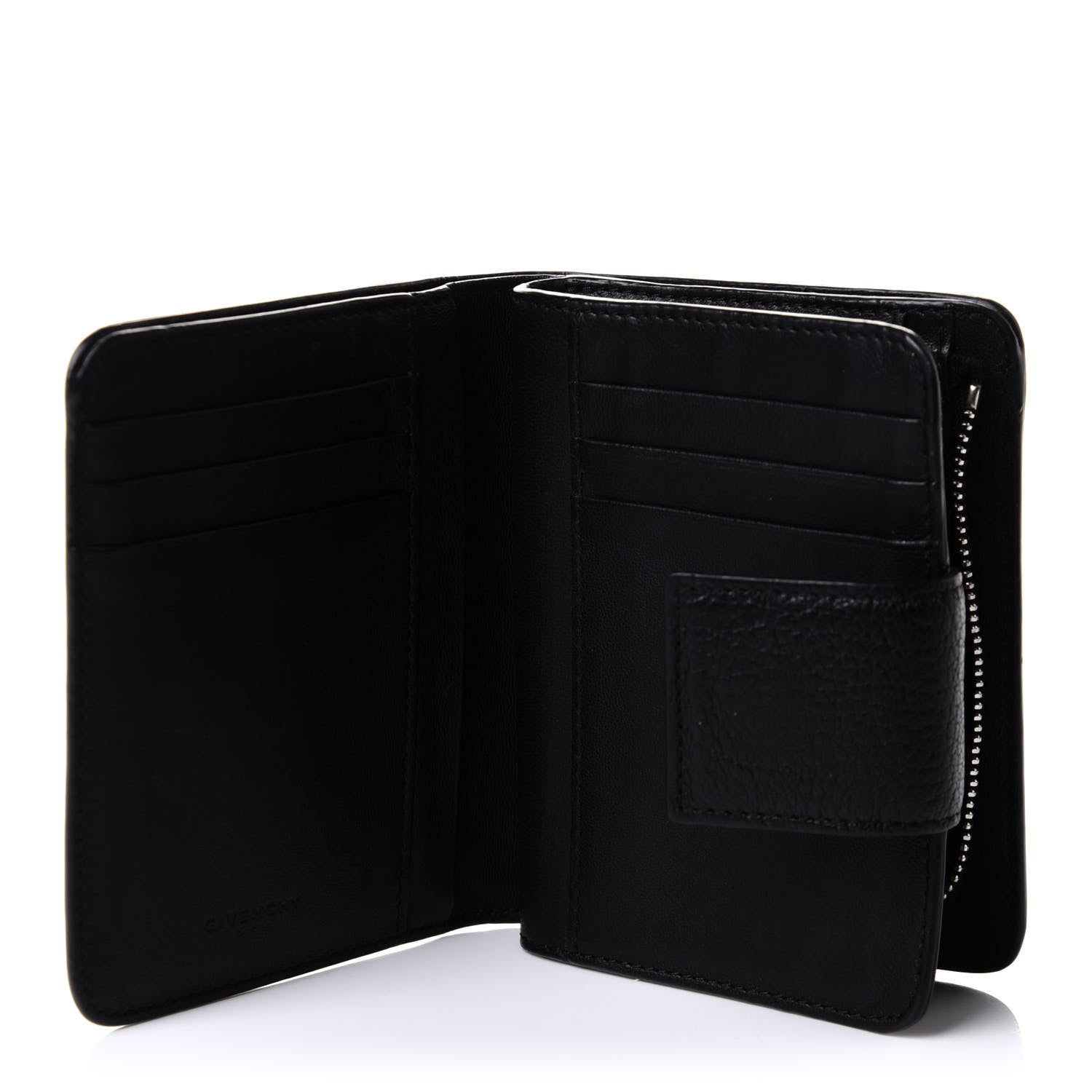 Givenchy Sugar Goatskin Compact Wallet Black 9 of 15