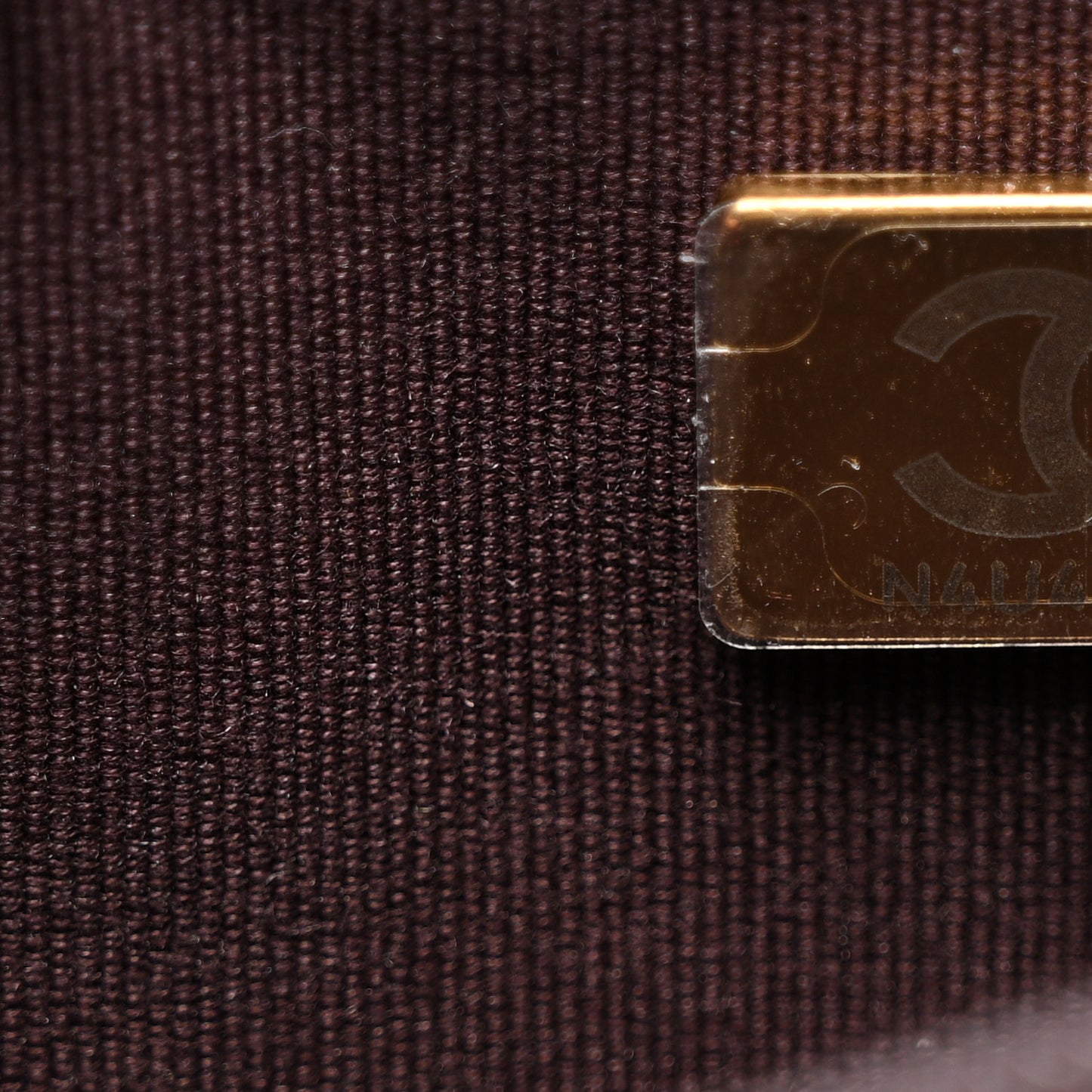 Lambskin Quilted Studded CC Wallet On Chain WOC Brown