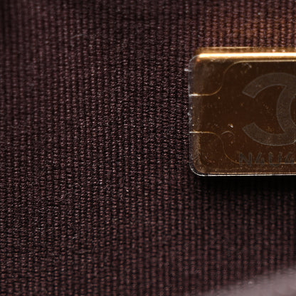 Chanel Lambskin Quilted Studded CC Wallet On Chain WOC Brown 8 of 12