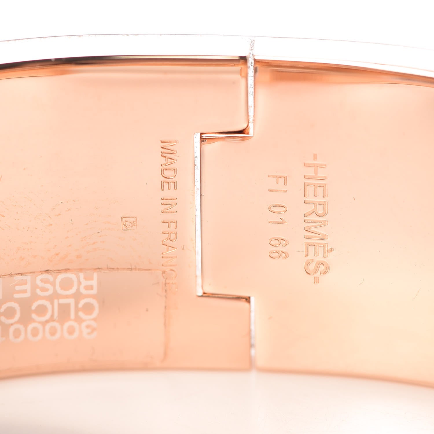 Hermes Enamel Wide Clic Clac H Bracelet PM Rose Dragee 4 of 6