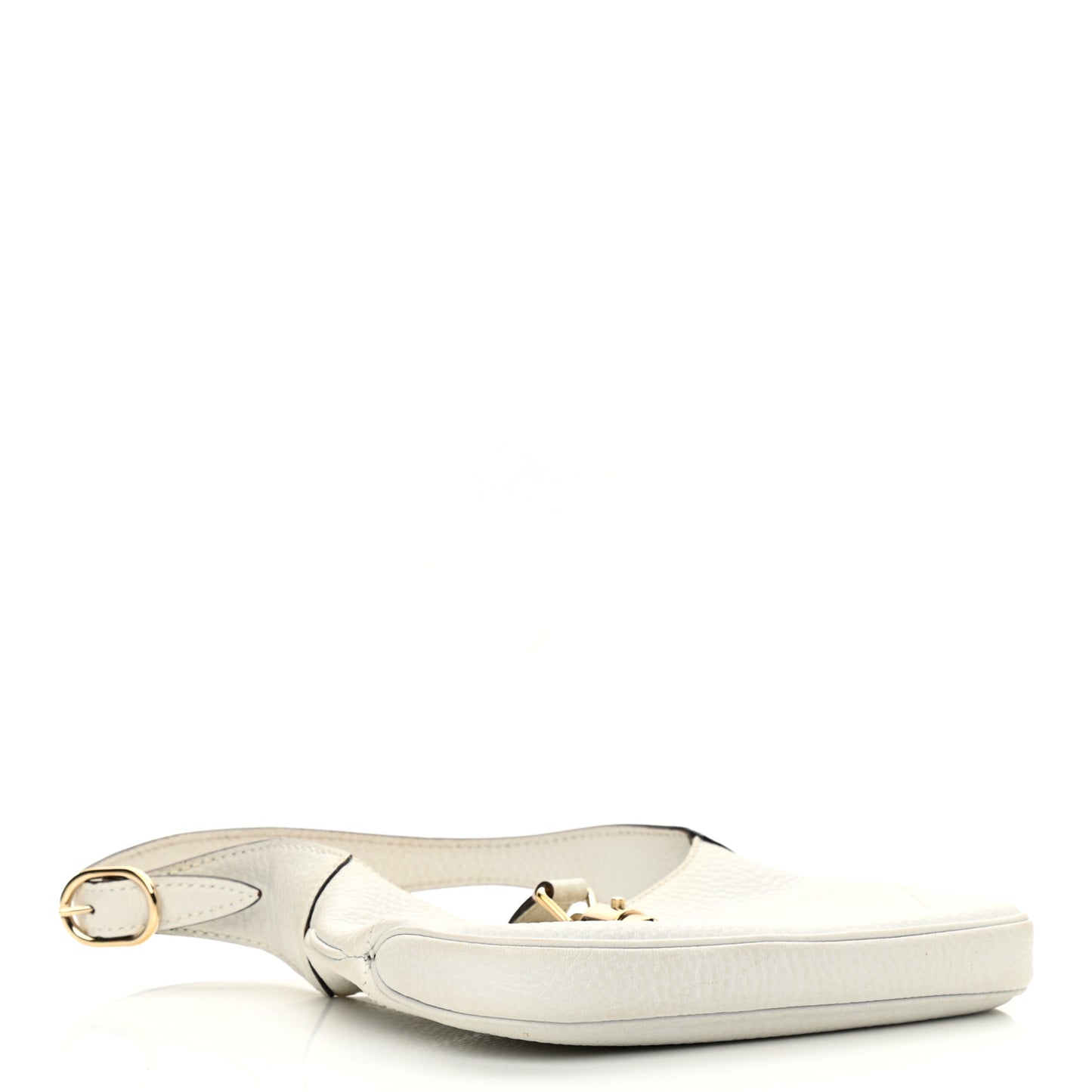 Calfskin Small Jackie O Hobo White