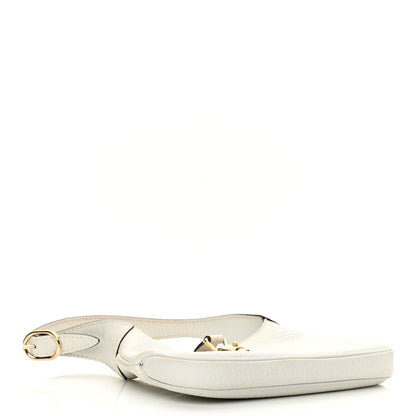 Gucci Calfskin Small Jackie O Hobo White 4 of 13