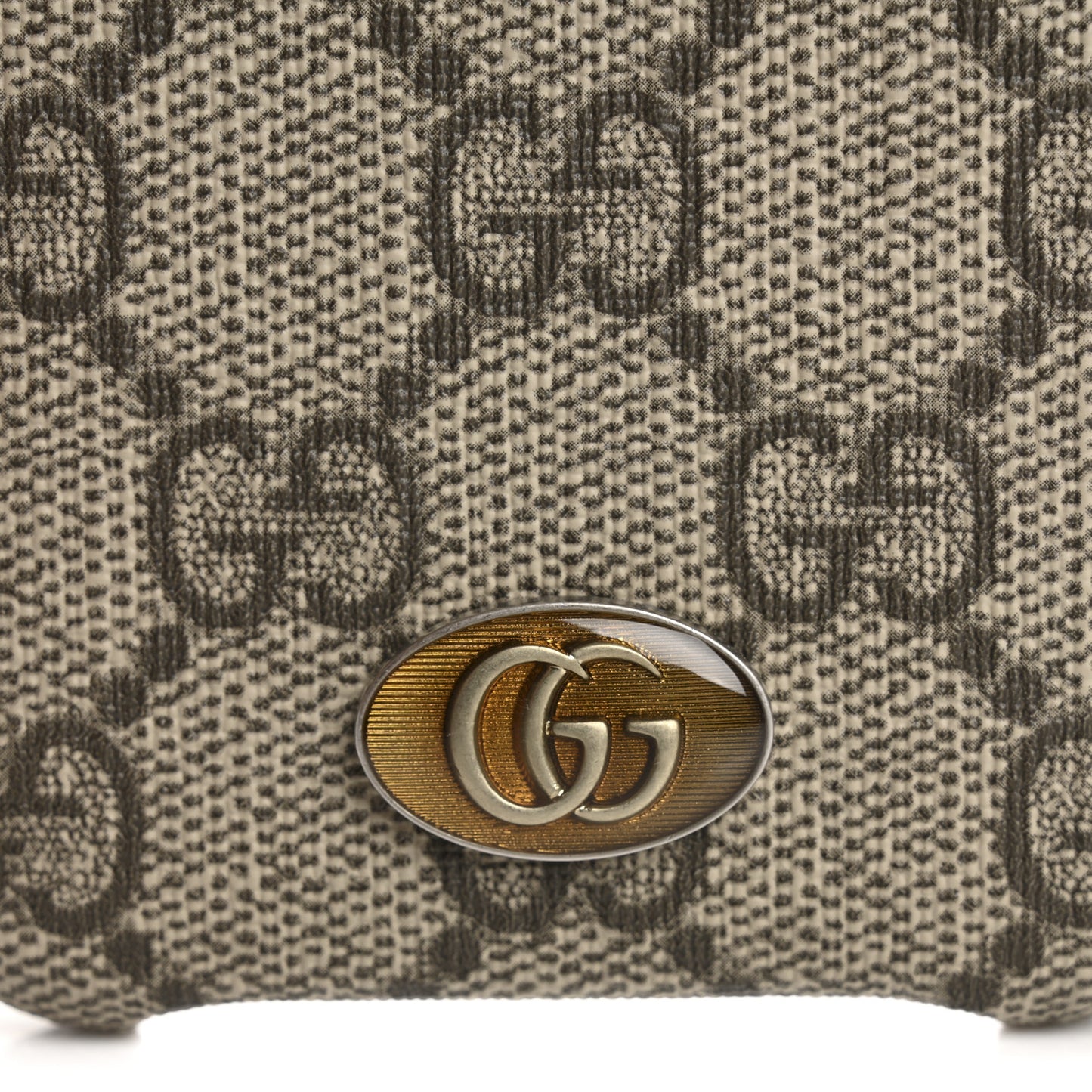 GG Supreme Monogram Ophidia iPhone 14 Pro Phone Case Beige Ebony
