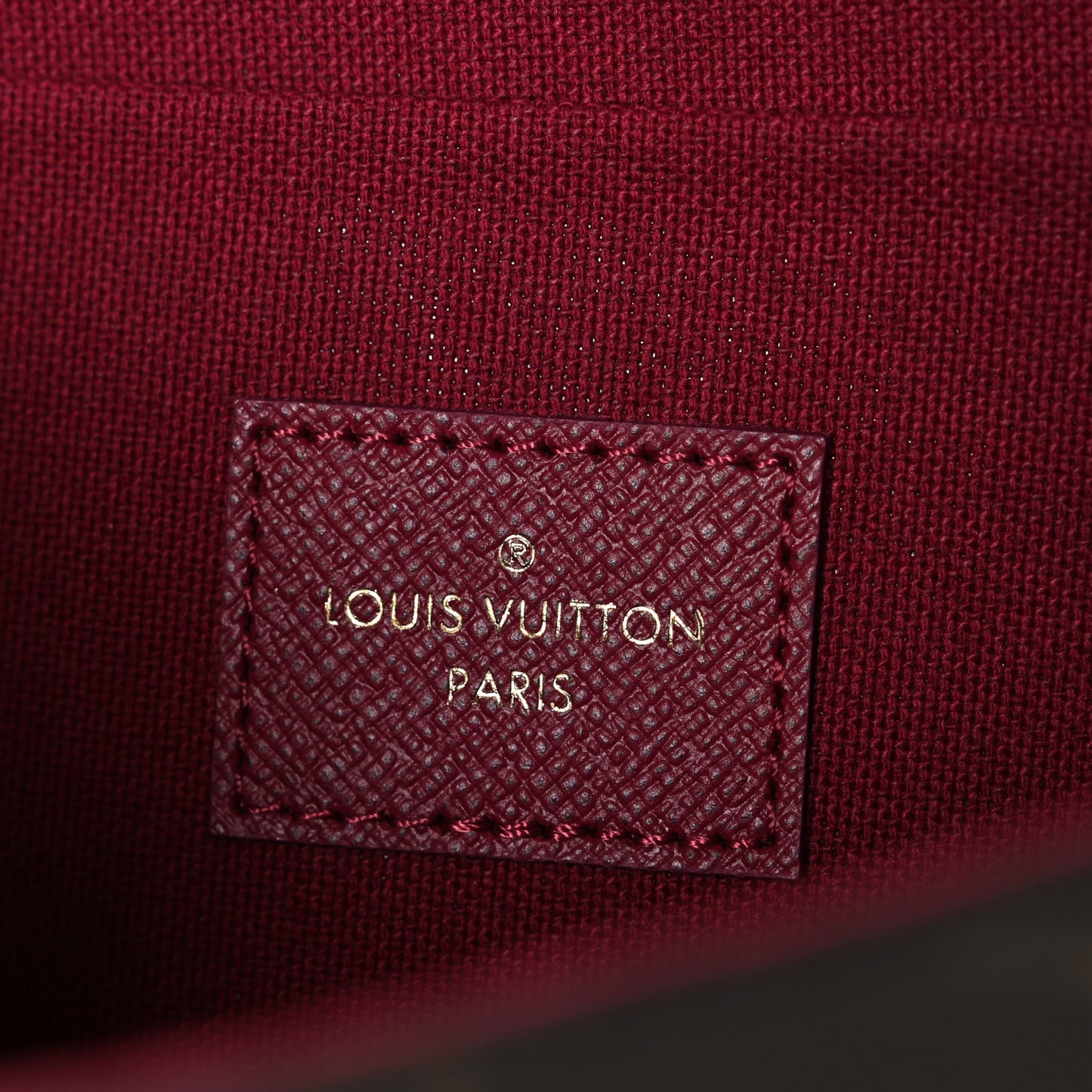 Monogram Pochette Felicie Chain Wallet Fuchsia
