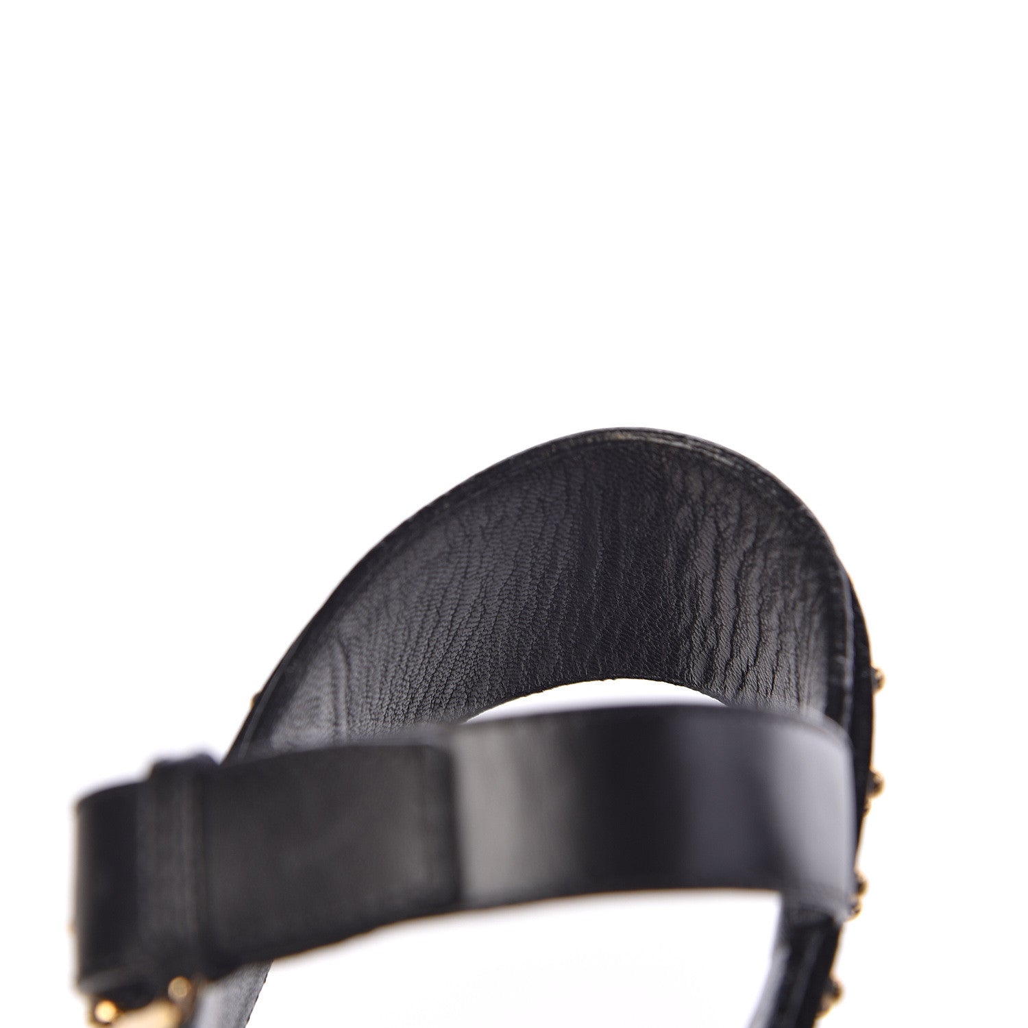 Louis Vuitton Calfskin Monogram Nomad Heeled Sandals 39 Black 13 of 16