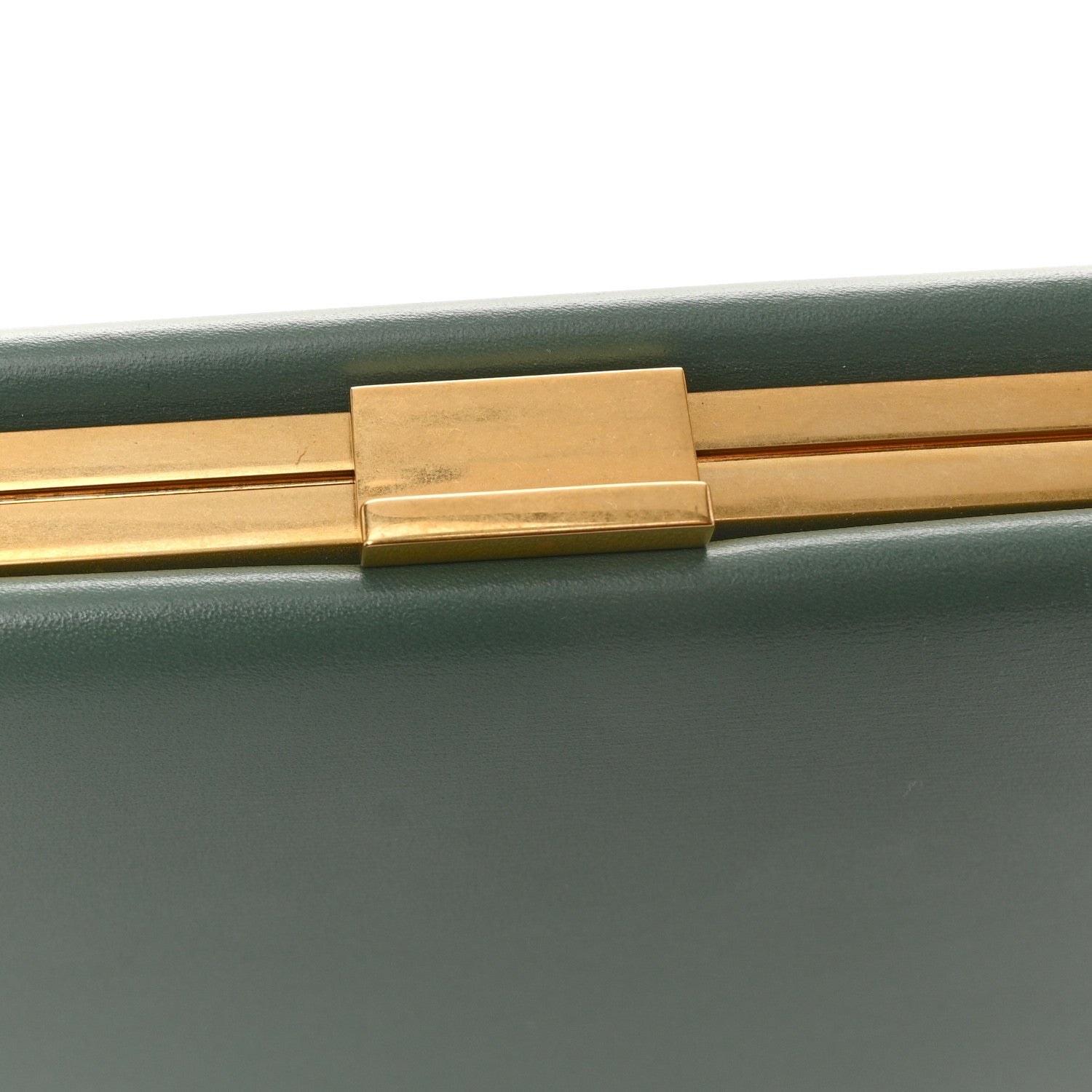 Celine Box Calfskin Medium Clasp Bag Light Green 11 of 12