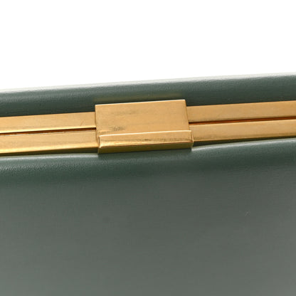 Celine Box Calfskin Medium Clasp Bag Light Green 11 of 12
