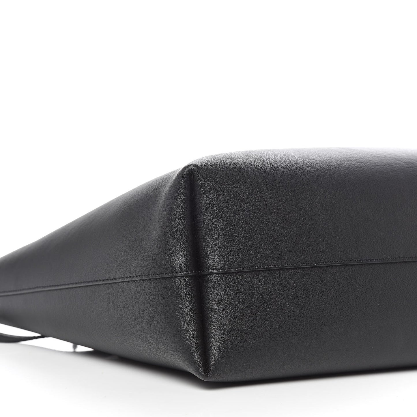 Calfskin Large Shopping Tote Black