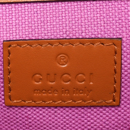 Gucci Woven Raffia Calfskin Super Mini GG Marmont Shoulder Bag Multicolor 6 of 11
