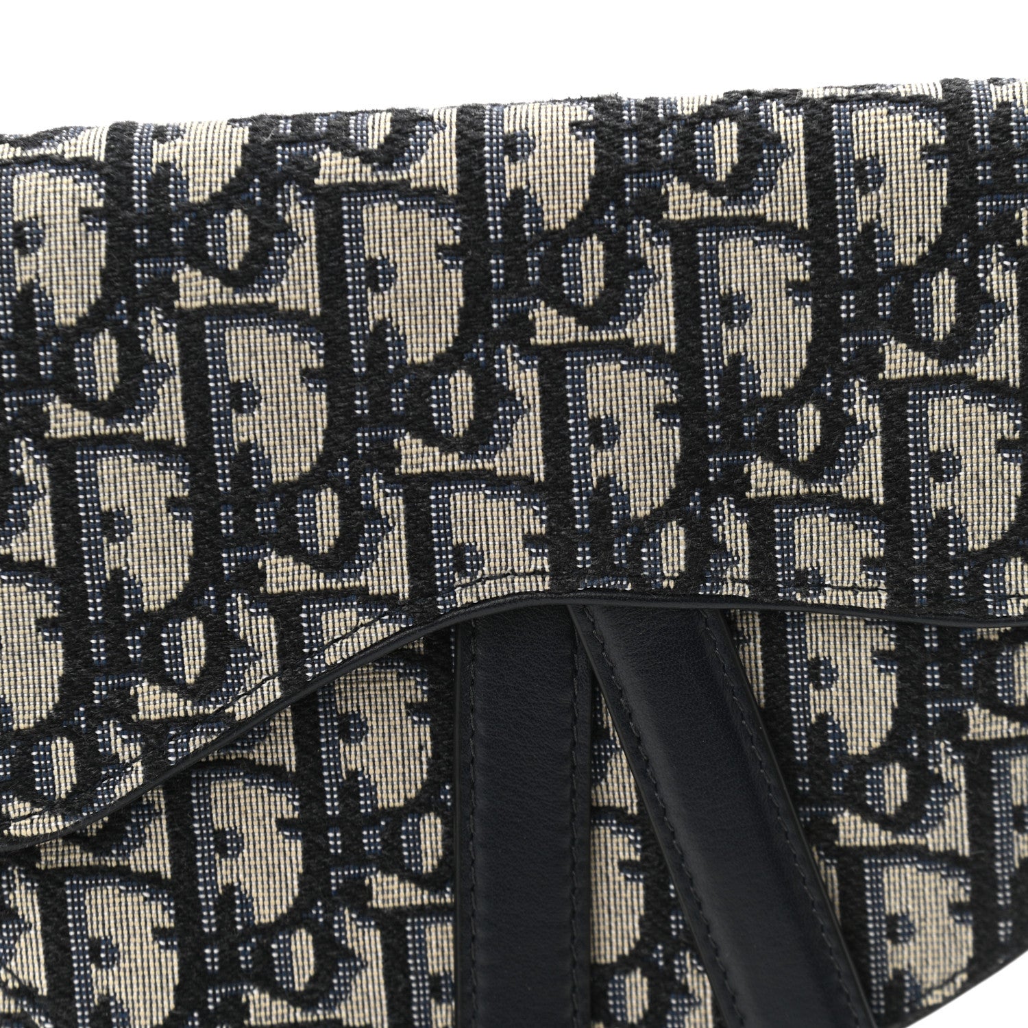 Christian Dior Oblique Saddle Belt Pouch Blue 8 of 11