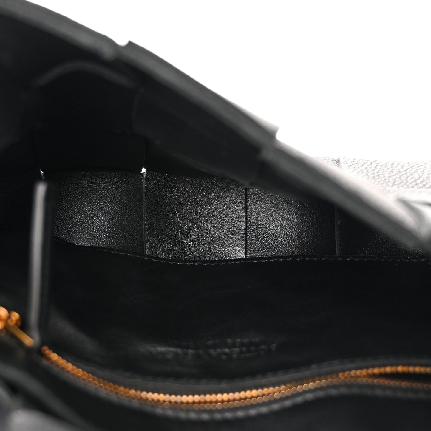 Grained Calfskin Maxi Intrecciato Cassette Crossbody Bag Black