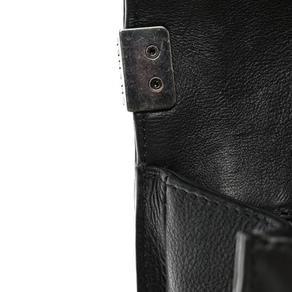Chanel Calfskin Crystal Embossed Medium Boy Flap Black 11 of 12
