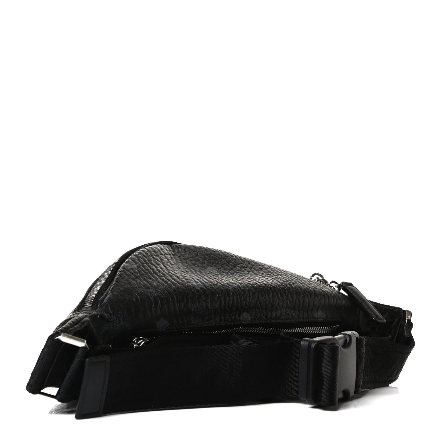 MCM Visetos Small Stark Belt Bag Black 3 of 11
