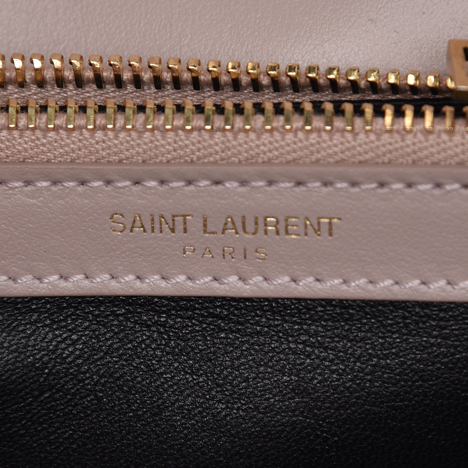 Saint Laurent Calfskin Suede Matelasse Chevron Medium Monogram College Bag Rose Poudre 8 of 13