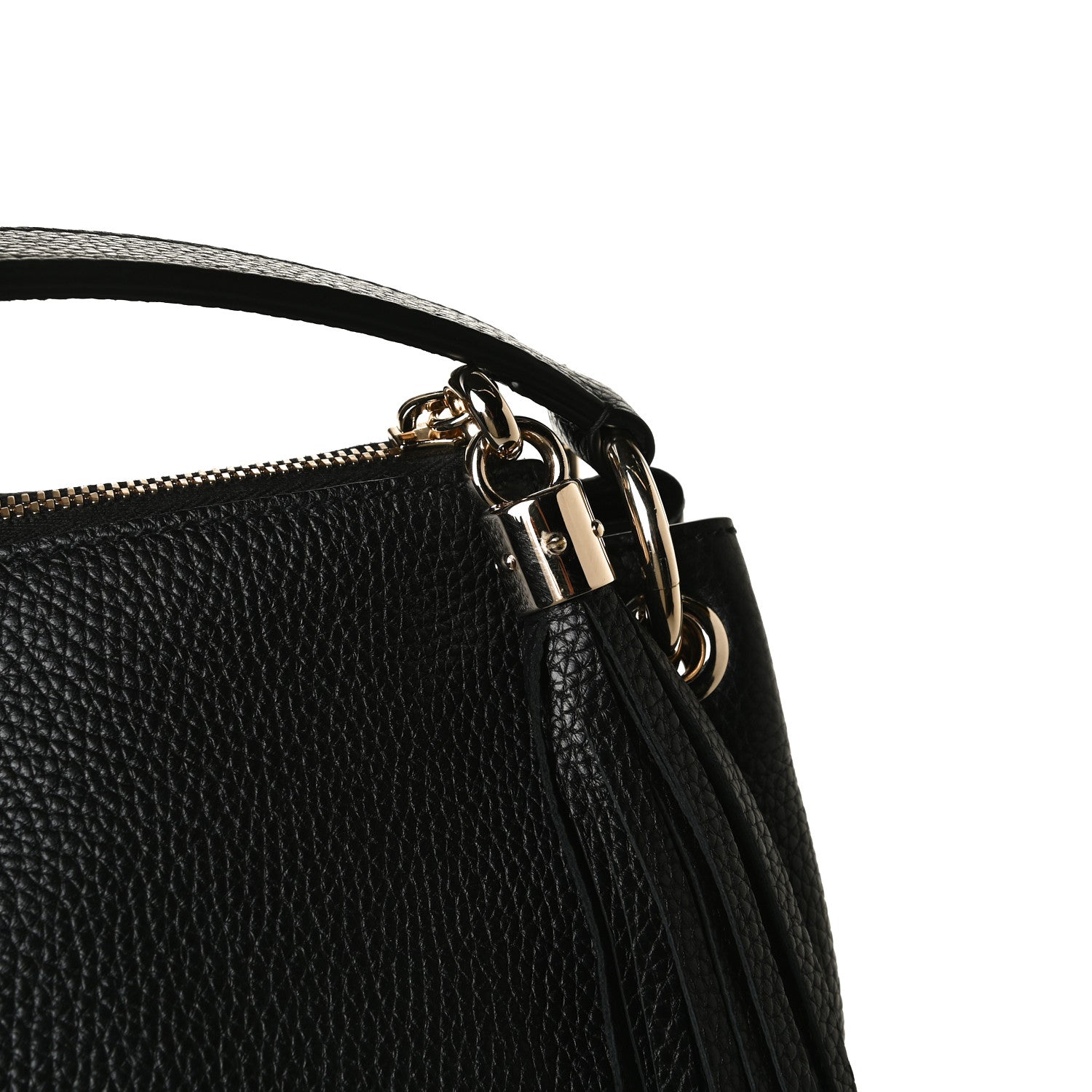 Gucci Pebbled Calfskin Large Soho Hobo Black 17 of 18