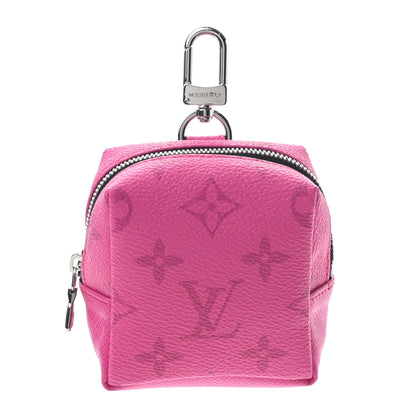 Louis Vuitton Taigarama Box Pouch Bag Charm Key Ring Fuchsia 1 of 6