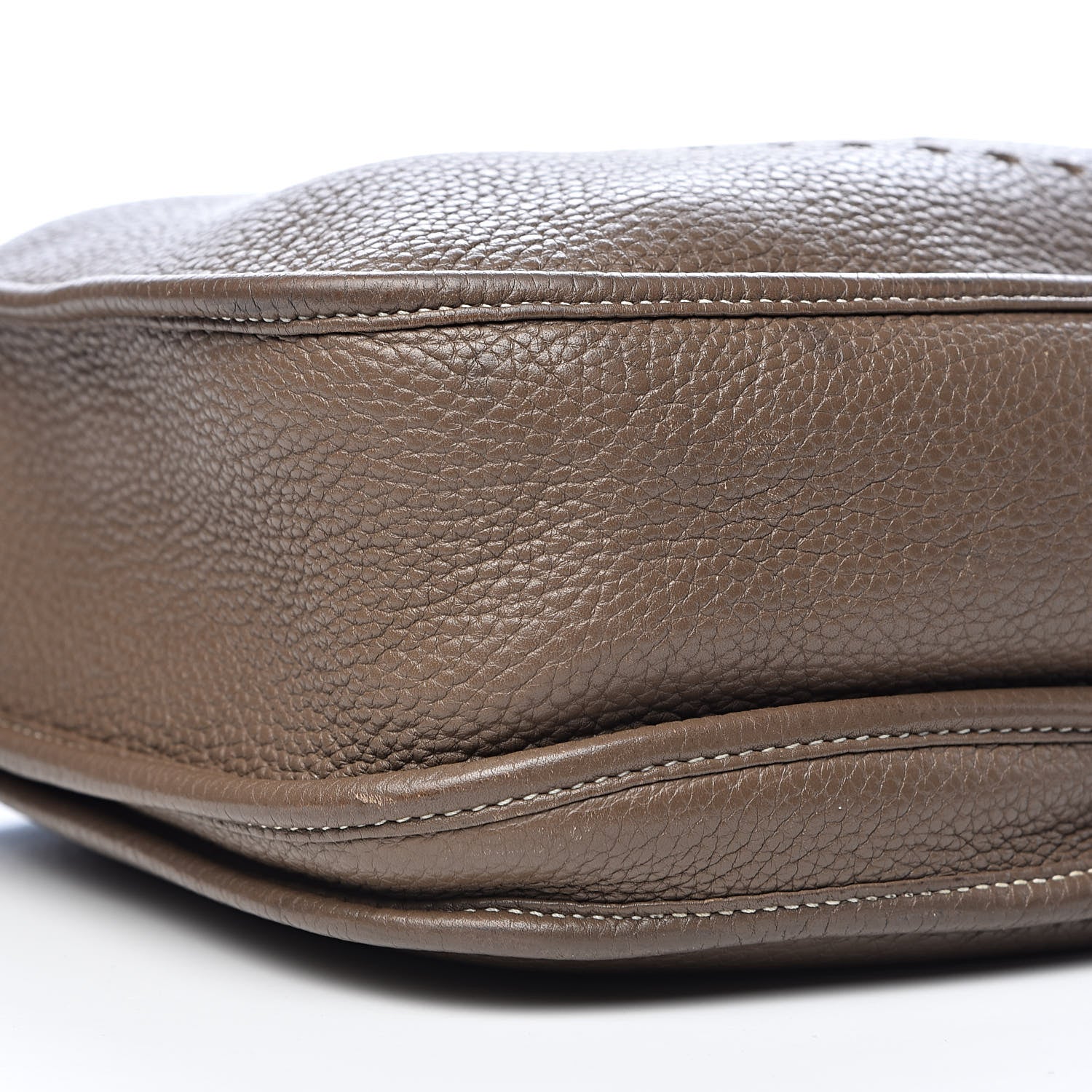 Hermes Taurillon Clemence Evelyne III GM Etoupe 8 of 11
