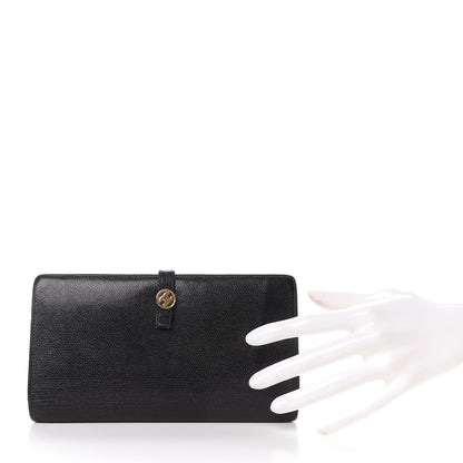 Chanel Grained Calfskin CC Button Wallet Black 2 of 8