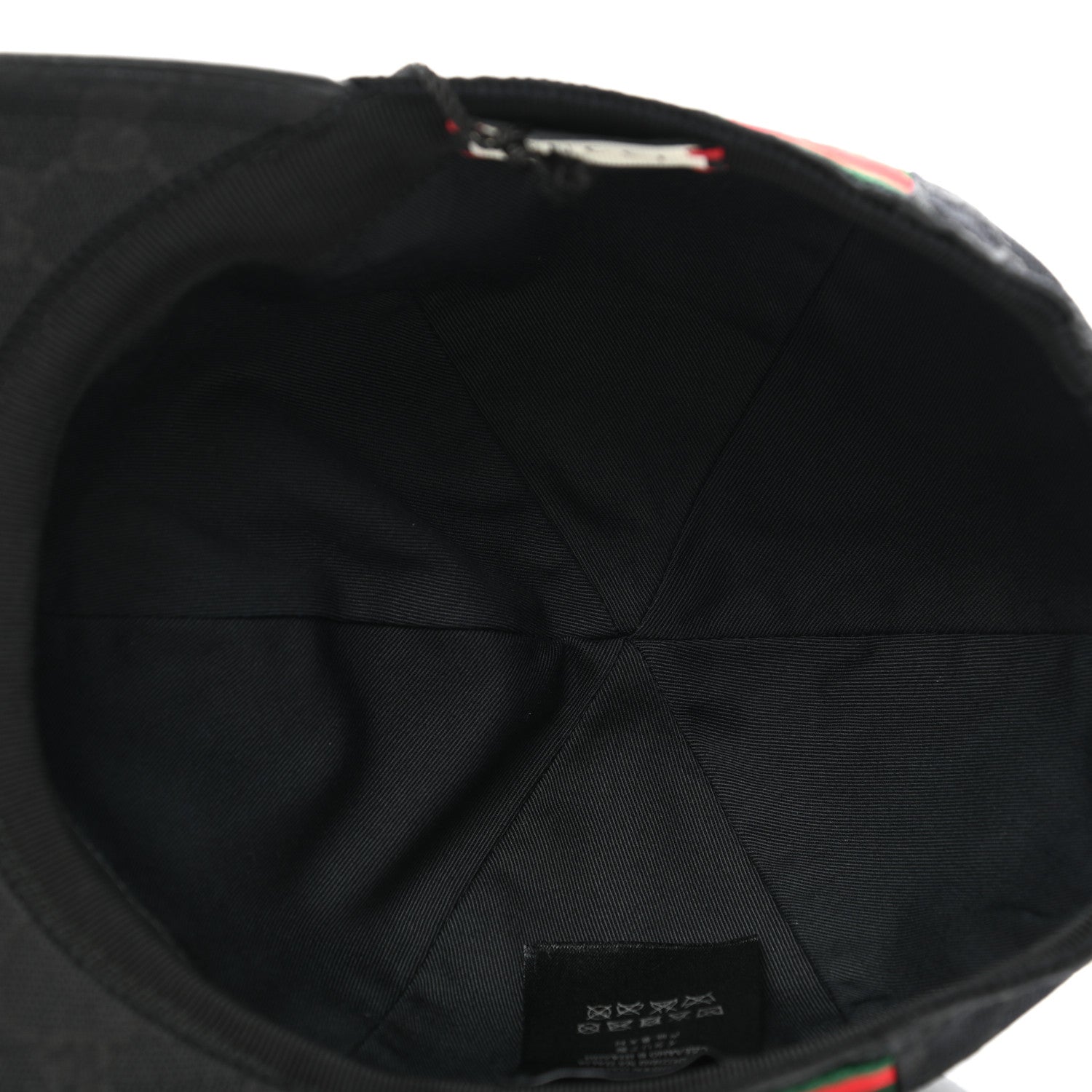 Gucci Monogram Web Baseball Hat L Black 9 of 9