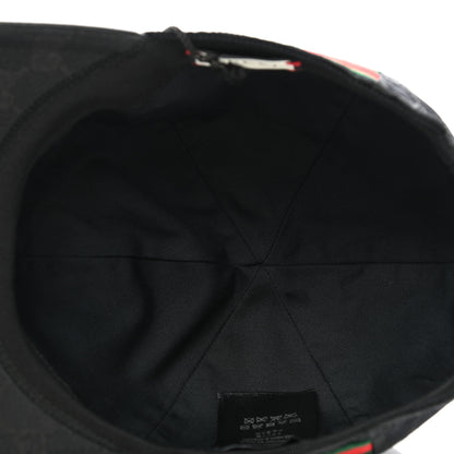 Gucci Monogram Web Baseball Hat L Black 9 of 9